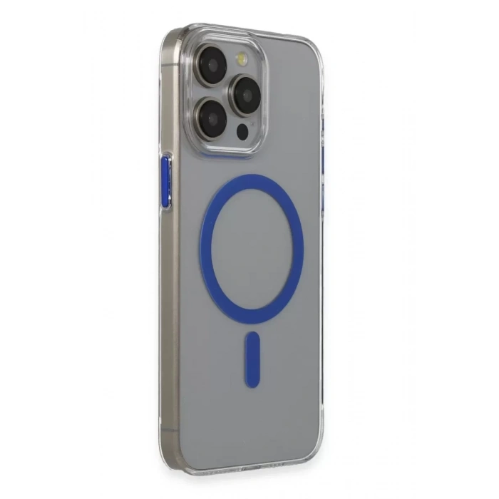 iPhone 15 Pro Max Bubble Magsafe Kapak - Lacivert