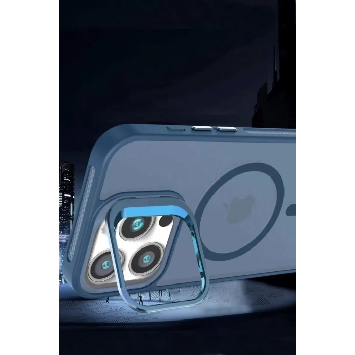 iPhone 16 Flet Lens Magsafe Kapak - Siyah