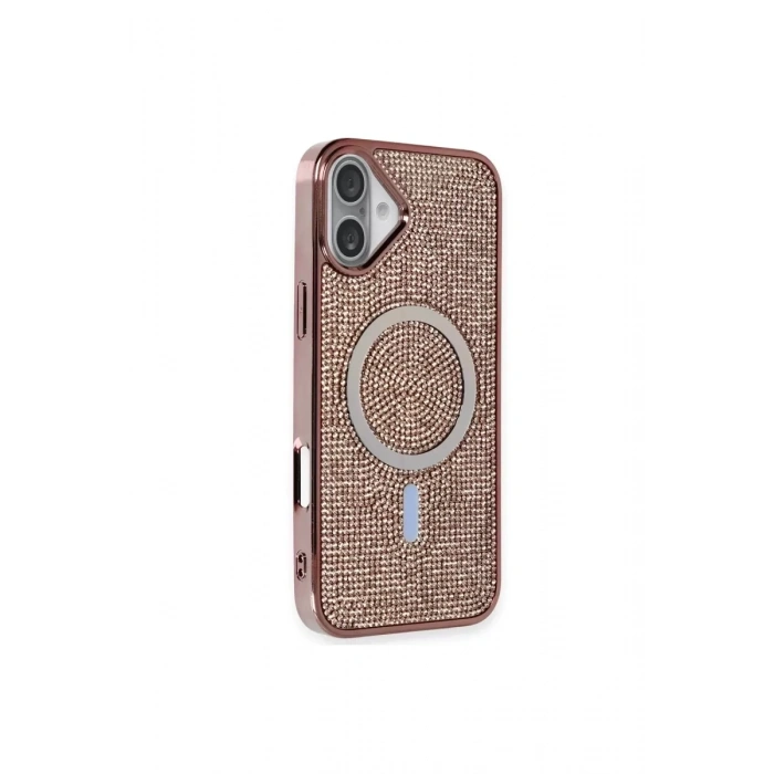 iPhone 16 Plus Kılıf Helen Magsafe Kapak - Pembe
