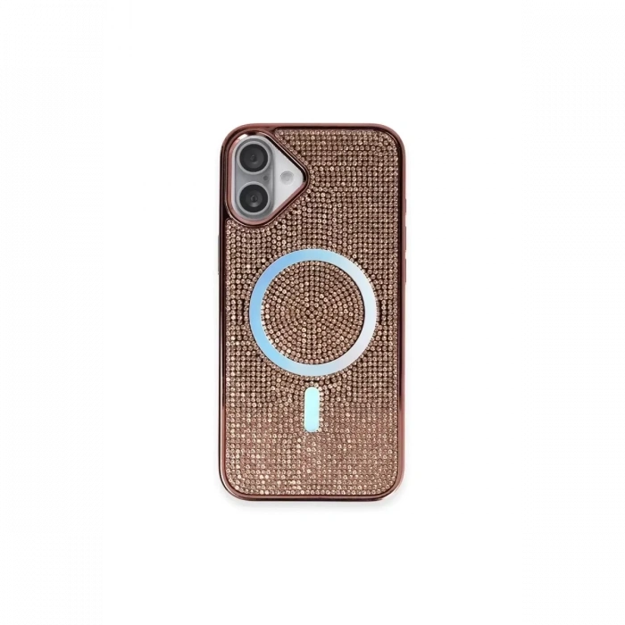 iPhone 16 Plus Kılıf Helen Magsafe Kapak - Pembe