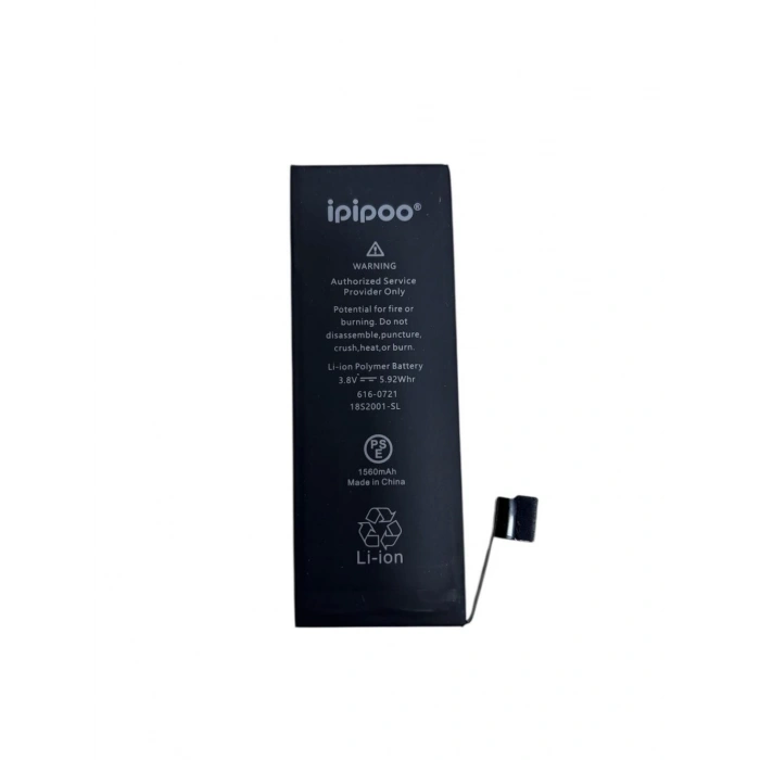 İpipoo Apple Iphone 5S Uyumlu Batarya -  1560 mAh