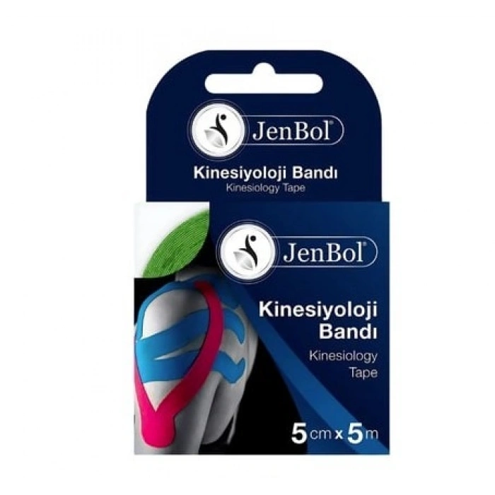 Jenbol Kinesiology Tape Ağrı Bandı 5 cm x 5 m - Yeşil