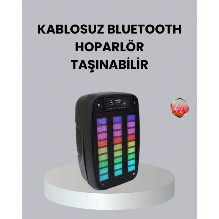 Kablosuz Bluetooth Müzik Cihazı – 2 Saat Batarya Süresi, Şık ve Taşınabilir