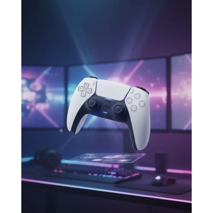 Kablosuz PS5 Oyun Kumandası Hızlı Tepki ve Ergonomik Tutuş