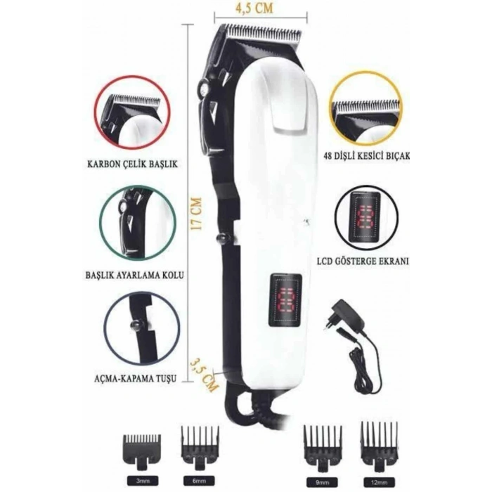 Kablosuz Saç Kesme Makinesi  Epilasyon Öncesi Kısaltma Makinesi