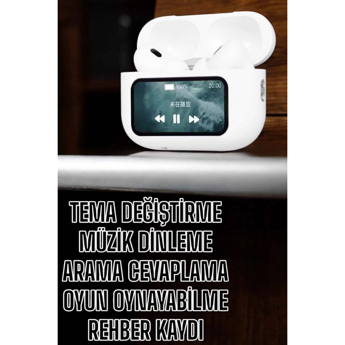Kablosuz Yeni Nesil Bluetooth Bağlantılı Dokunmatik Ekranlı Kulak İçi Pro