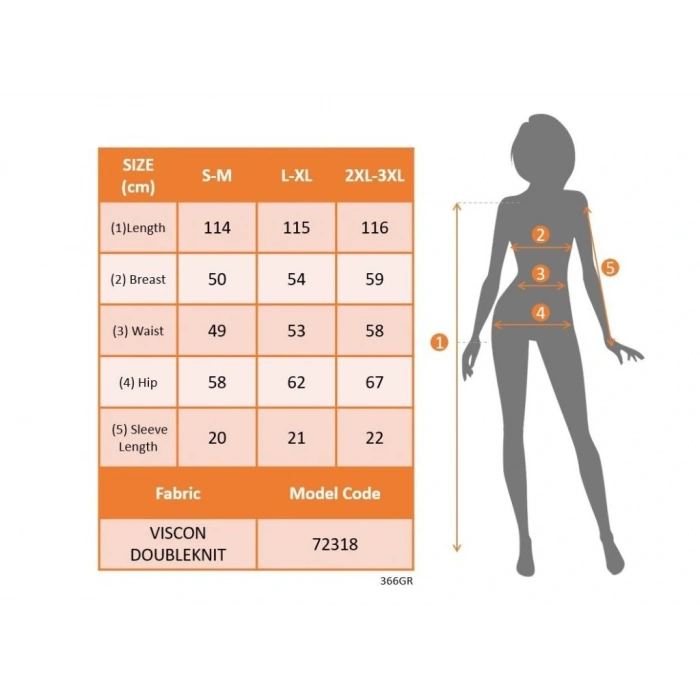 Kadın Kısa Kollu Yuvarlak Yaka Yandan Yırtmaçlı Midi Viskon Elbise