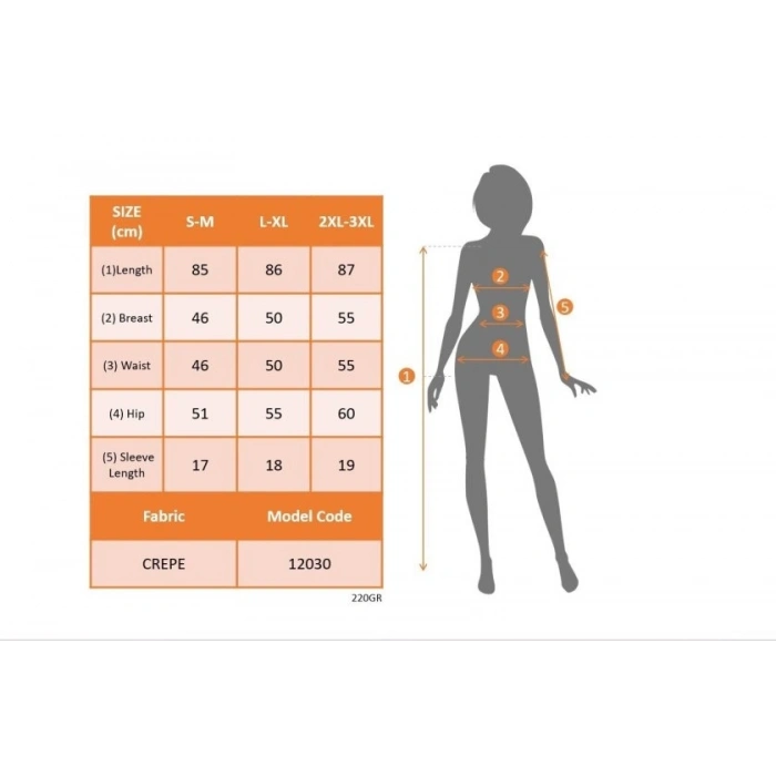 Kadın Kısa Kollu Yuvarlak Yakalı Kontrast Manset Detaylı Kısa Janjan Krep Elbise