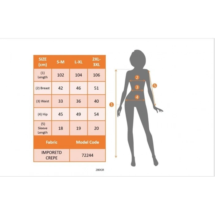 Kadın Uzun Kollu Volanlı Kruvaze Yaka Yanlardan Büzgülü Ithal Krep Elbise