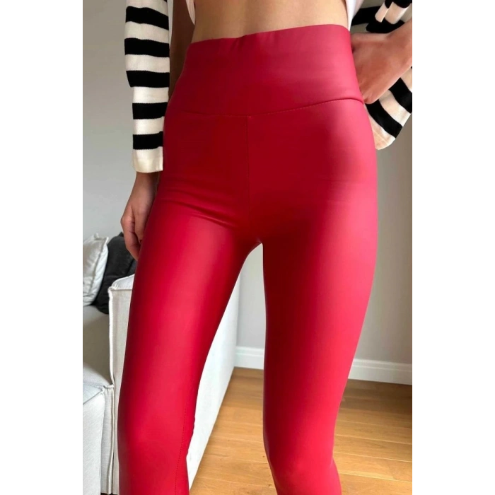 Kadın Yüksek Bel Içi şardonlu Fırsat ürün Toparlayıcı Tayt