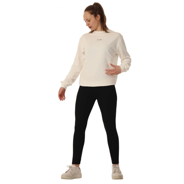 Kadın Yüksek Bel Toparlayıcı Çelik Örme Interlok Tayt