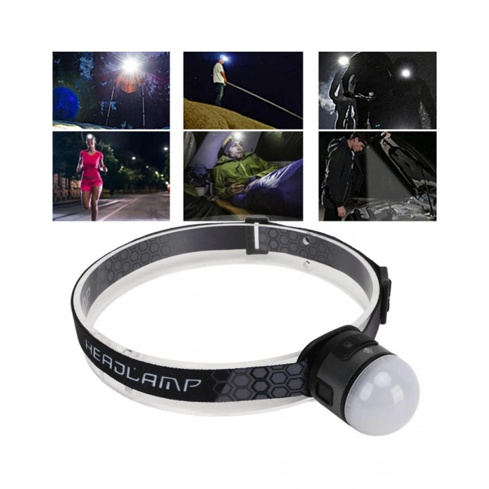 Kafa Lambası Kafa Feneri Şarjlı Profesyonel COB Fener 7 Modlu