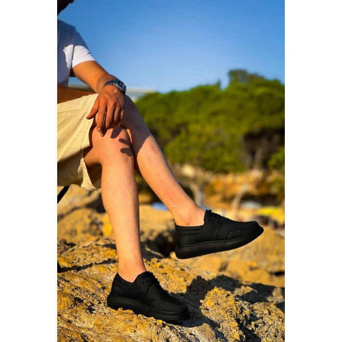 KB-042  Kuback Bağcıklı Kömür Günlük Erkek Ayakkabı