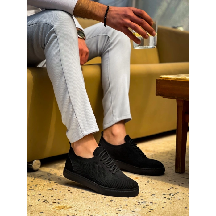 KB-101 Kuback Kömür Triko Bağcıklı Günlük Erkek Ayakkabı