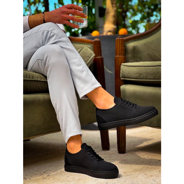 KB-101 Kuback Kömür Triko Bağcıklı Günlük Erkek Ayakkabı