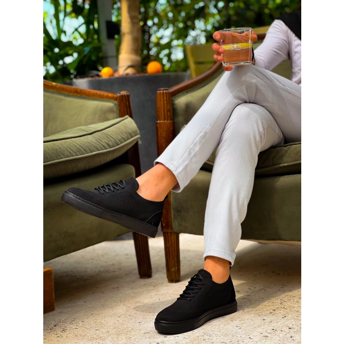 KB-101 Kuback Kömür Triko Bağcıklı Günlük Erkek Ayakkabı