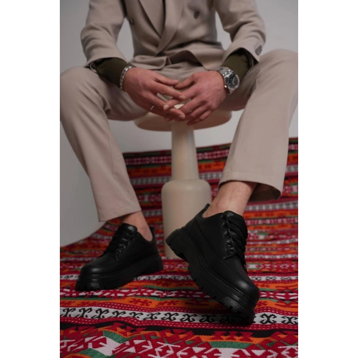 KB-702 Kuback Kömür Cilt Günlük Erkek Ayakkabı