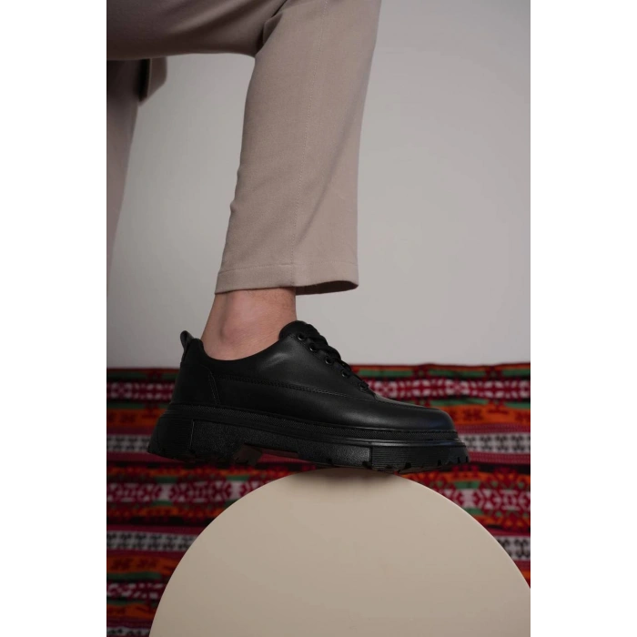 KB-702 Kuback Kömür Cilt Günlük Erkek Ayakkabı