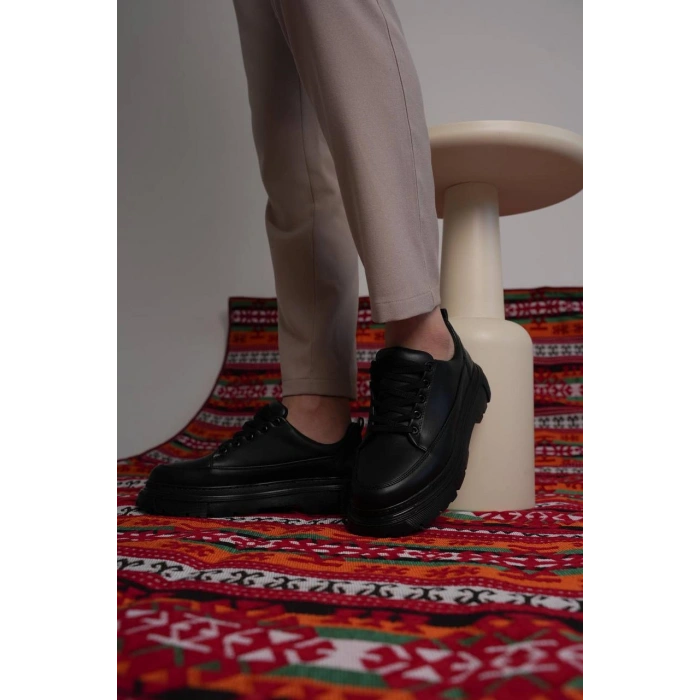 KB-702 Kuback Kömür Cilt Günlük Erkek Ayakkabı