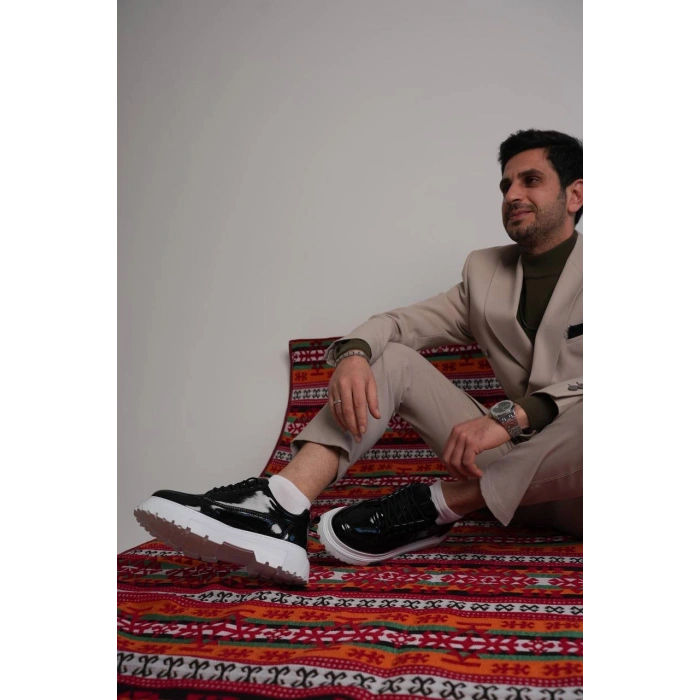 KB-702 Kuback Siyah Rugan Günlük Erkek Ayakkabı