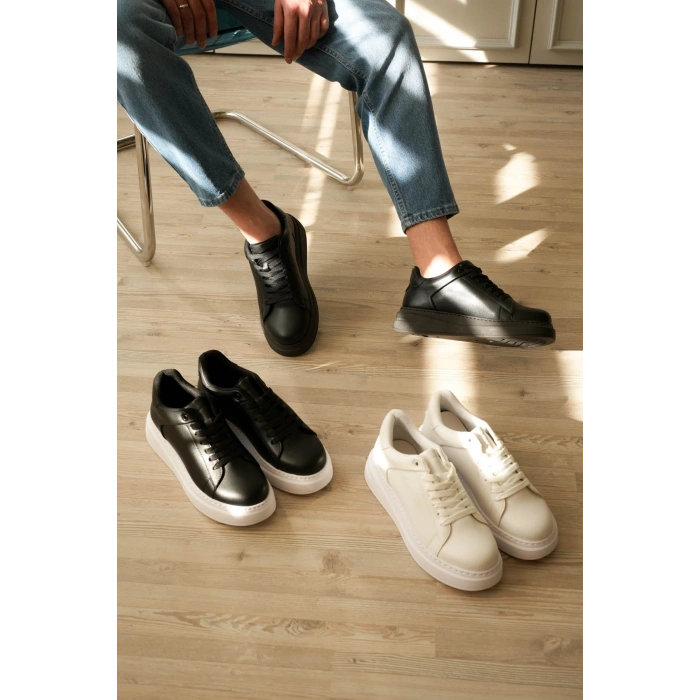 KB-B2 Kuback Kömür Cilt Günlük Erkek Ayakkabı