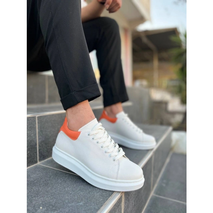 KB-DX3 Kuback Beyaz Deri Günlük Erkek Ayakkabı