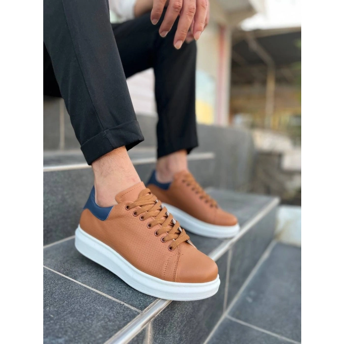 KB-DX3 Kuback Taba Deri Günlük Erkek Ayakkabı