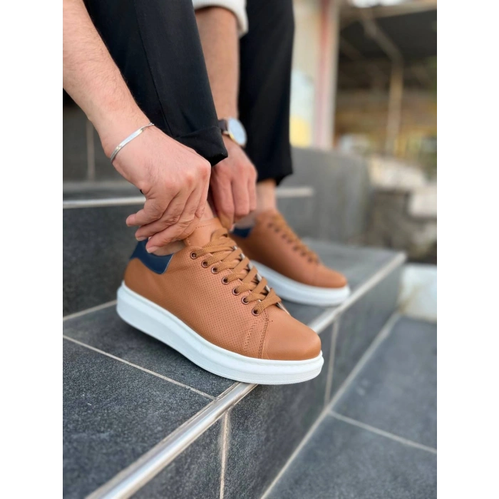 KB-DX3 Kuback Taba Deri Günlük Erkek Ayakkabı