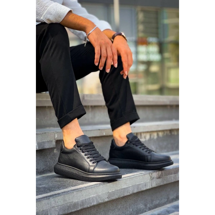 KB-DX46 Kuback Kömür Deri  Günlük Erkek Ayakkabı