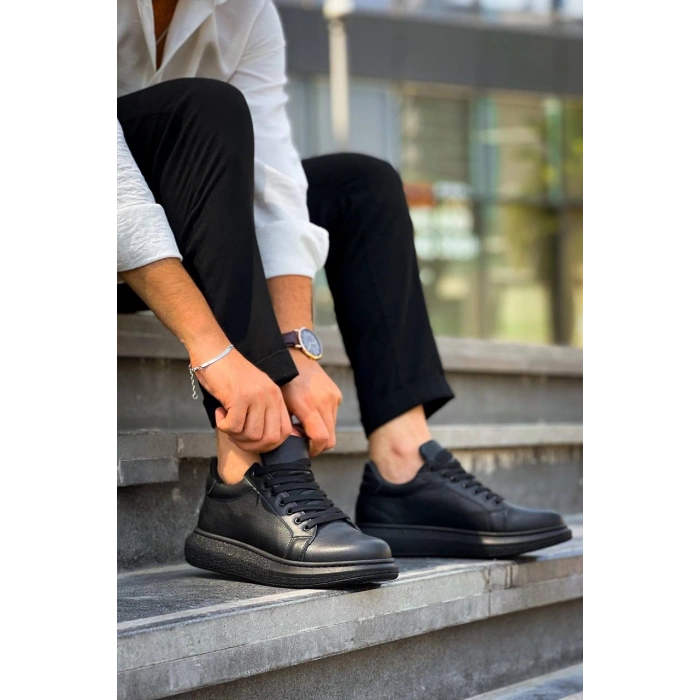 KB-DX46 Kuback Kömür Deri  Günlük Erkek Ayakkabı