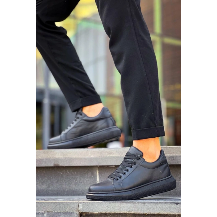 KB-DX46 Kuback Kömür Deri  Günlük Erkek Ayakkabı