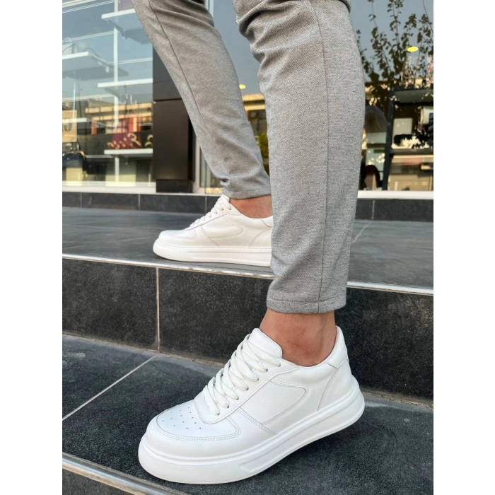 KB-DX8 Kuback Beyaz Deri Günlük Erkek Ayakkabı