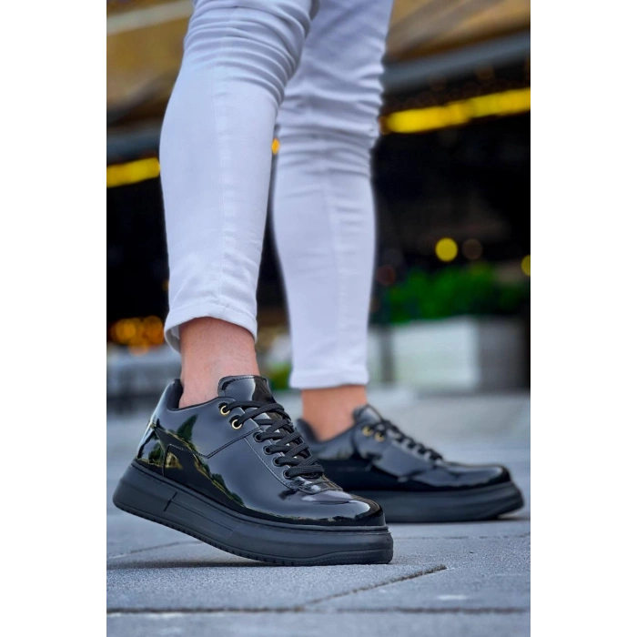 KB-X20 Kuback Kömür Rugan  Günlük Erkek Ayakkabı