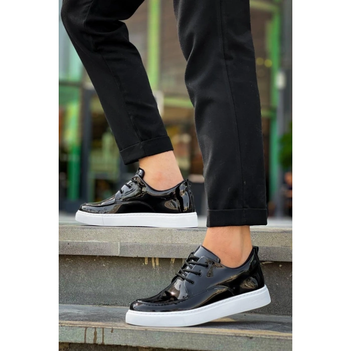 KB-X5 Kuback Siyah Rugan Günlük Erkek Ayakkabı