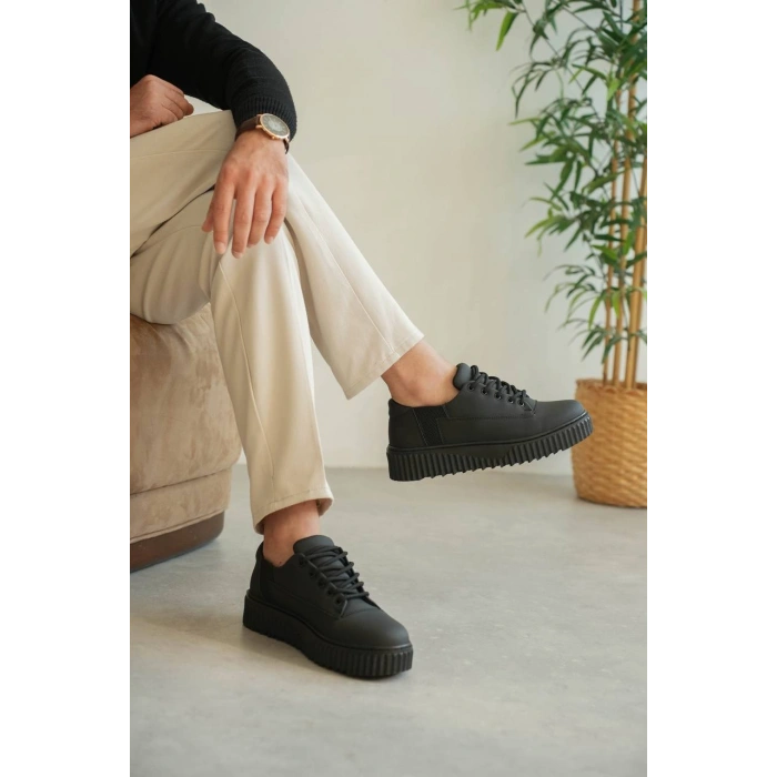 KB-X516 Kuback Kömür Cilt Günlük Erkek Ayakkabı