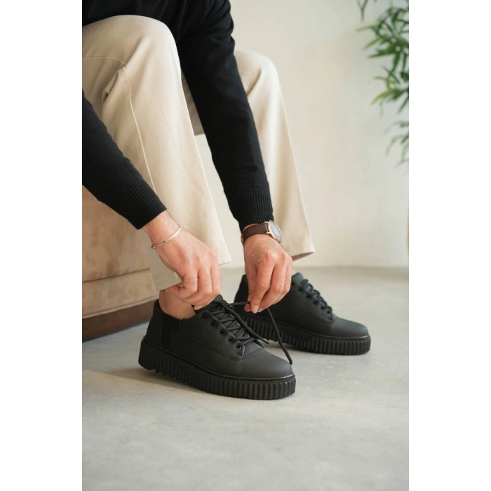 KB-X516 Kuback Kömür Cilt Günlük Erkek Ayakkabı