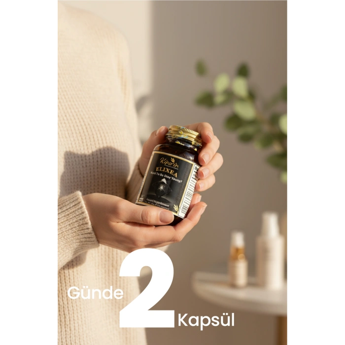 Kiperin Elixea Longevity  Resveratrol, Glutatyon, Koenzim Q10, NMN, NADH, PQQ 60 Kapsül