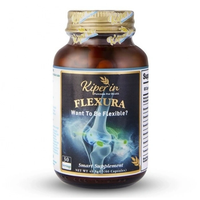 Kiperin Flexura Glukozamin, MSM, Kondroitin, Akgünlük, SAM-e, Hyaluronik Asit 60 Kapsül