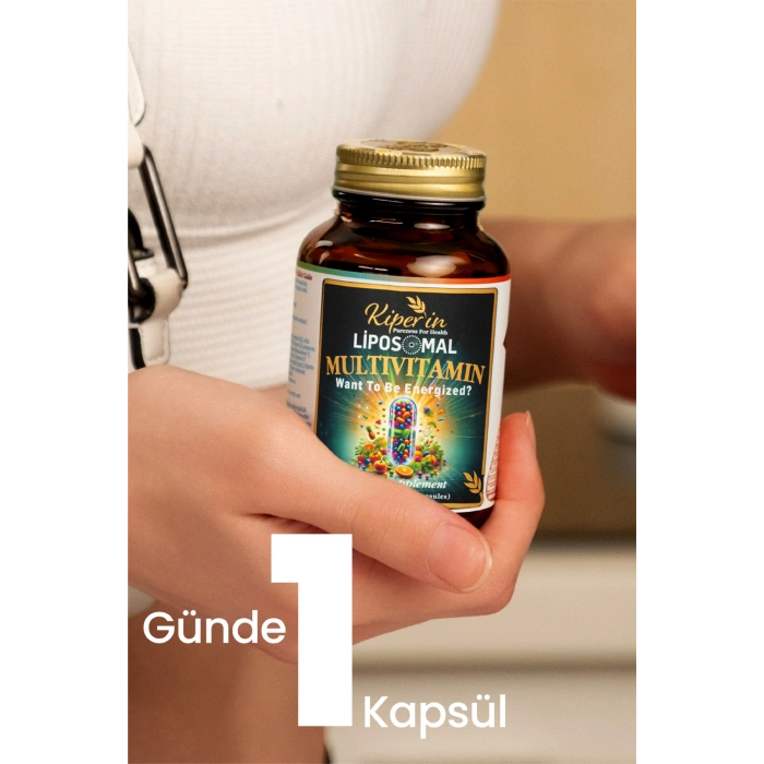Kiperin Lipozomal Multivitamin 13 Vitamin & 6 Mineral Cilt - Saç - Tırnak & Enerji 30 Kapsül