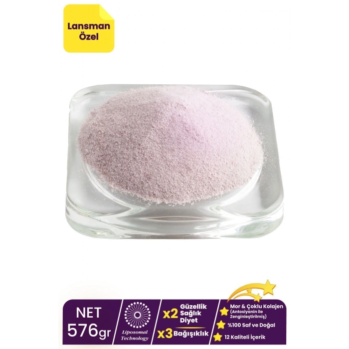 Kiperin Purple Collagen Toz 40 Günlük 575 gr