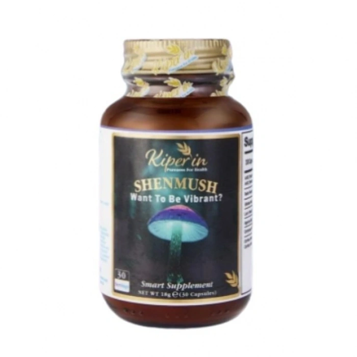 Kiperin Shenmush Mushroom Complex AHCC, Reishi, Shiitake, Lionss Mane, Agaricus 30 Kapsül