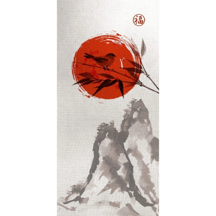 Kırmızı Longji Iki Parça Canvas Tablo (30x70)