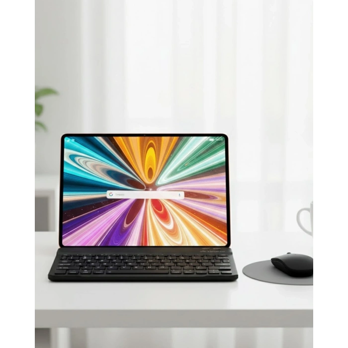 Klavyeli Tablet PC Kalem Kılıf ve Ekran Koruyucu Hediyeli Android Set