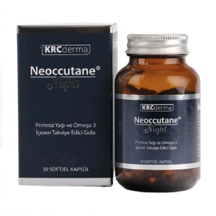 Krc Derma Neoccutane Night Takviye Edici Gıda 30 Yumuşak Kapsül