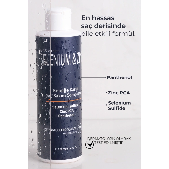 Krc Derma Selenium Zinc Kepek Karşıtı Şampuan 200 ml