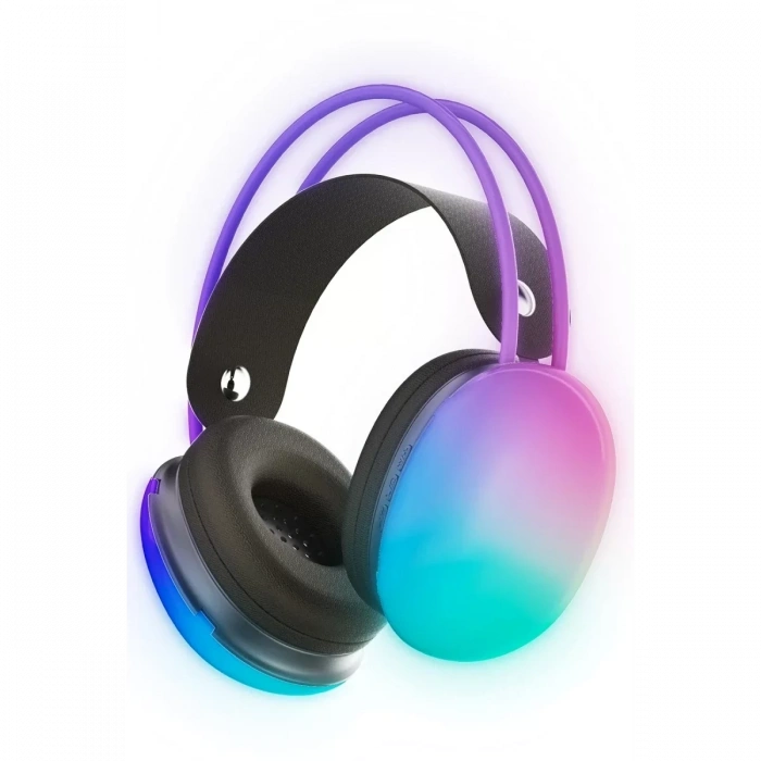 KRH1 RGB Kafaüstü Kablosuz Kulaklık - Gri