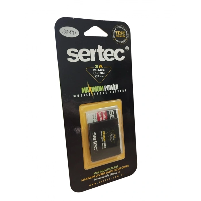 SERTEC - LG GD580 / LGIP-470N Uyumlu Batarya