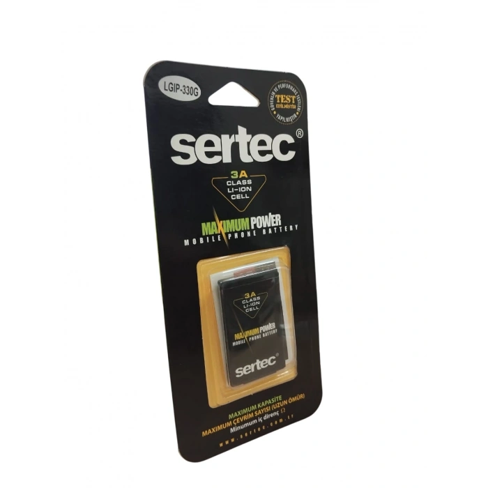 SERTEC - LG KM380 / KT520 / LGIP-330G Uyumlu Batarya