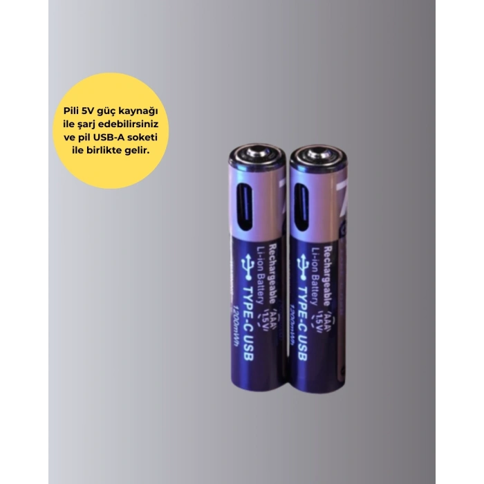 Lityum AAA Pil – Düşük Enerji Tüketen Cihazlar İçin Maksimum Dayanıklılık