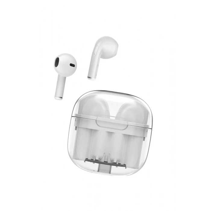 LS-09 Bluetooth 5.3 TWS Kablosuz Airpods Kulaklık - Gümüş